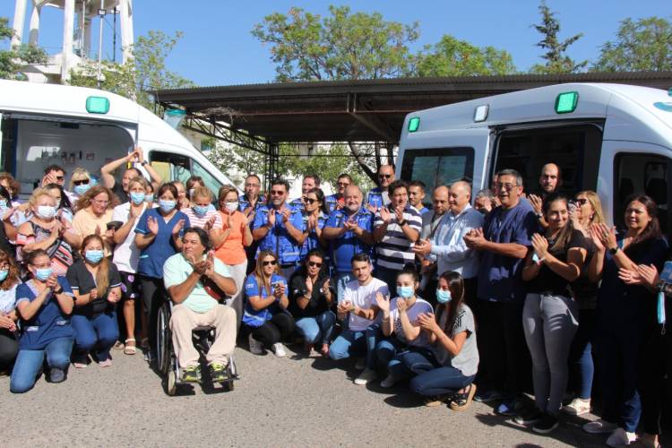 Se entregaron dos nuevas ambulancias de alta complejidad