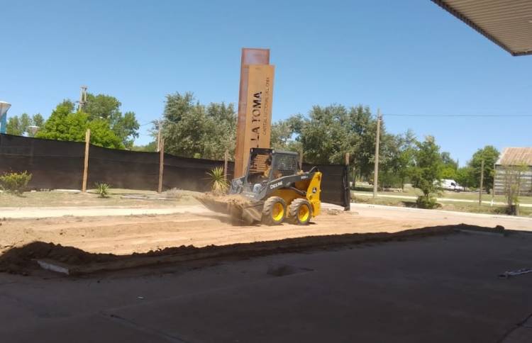LA TOMA: la terminal de ómnibus se renueva