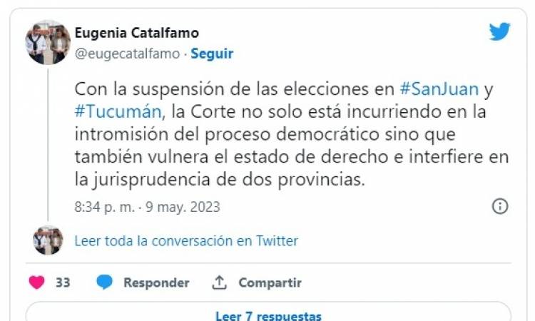 “La justicia federal se está involucrando en la política”