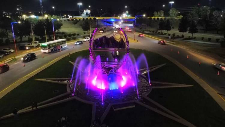 Inauguraron la nueva Fuente de la Puntanidad 