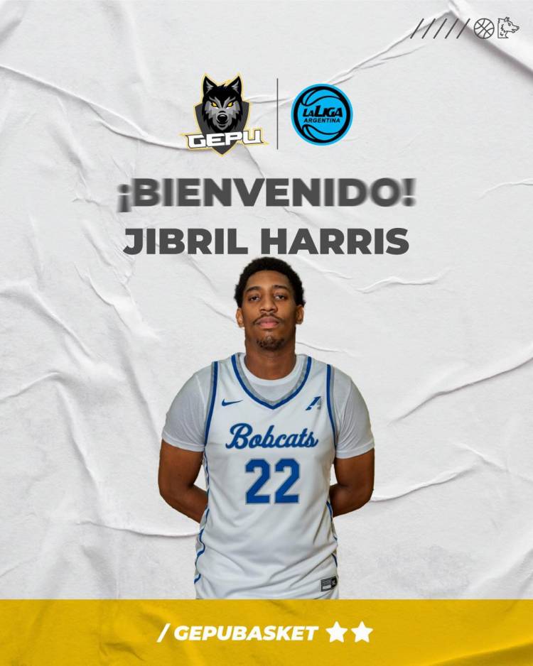 LIGA ARGENTINA: Jibril Harris nuevo refuerzo de GEPU