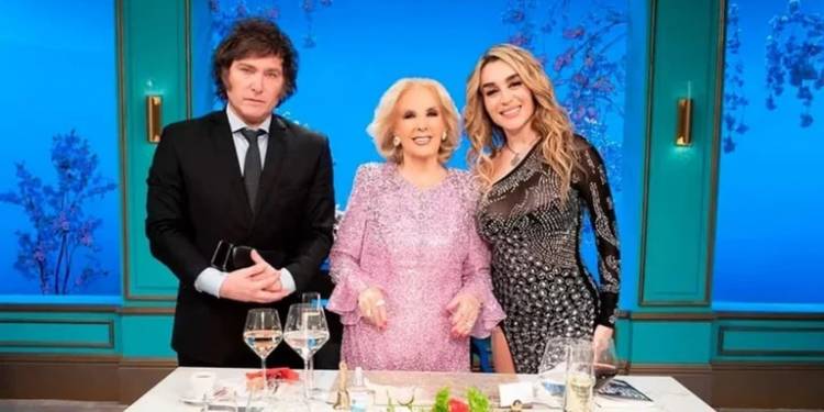 Mirtha Legrand arrasó con el rating con MILEI-FATIMA