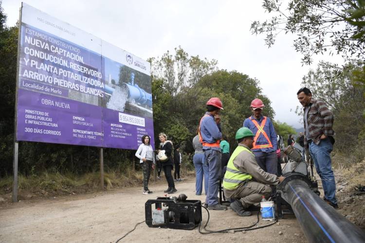 PIEDRA BLANCA: nueva obra hídrica