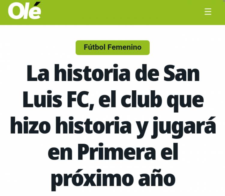 Poggi reconoció que San Luis Fútbol Club es bueno. Garantizó que va a estar en Primera , pero lógicamente, lo manejará con su gente.
