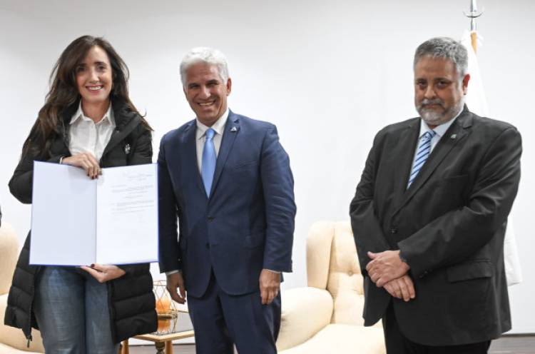 La APDH rechazó la visita de la Vice Villarroel.Dijo que Poggi es buen alumno de MILEI Villarroel porque sigue sus políticas 