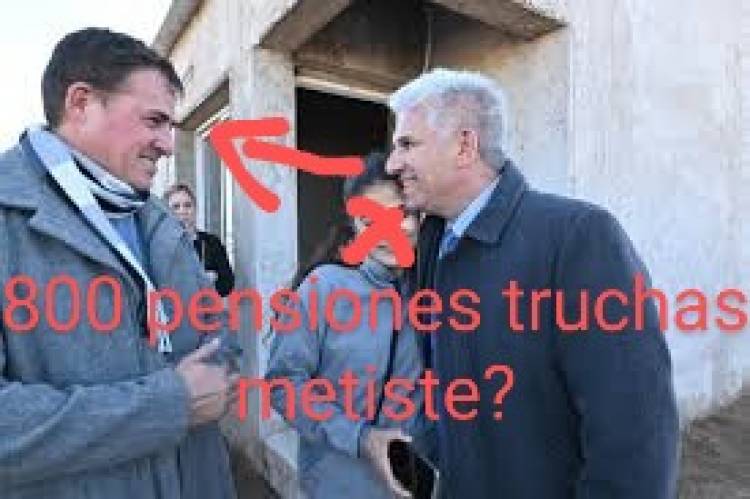 Pensiones Discapacidad Truchas : investigan en Unión.Habria 800 . Se hicieron en la gestión de Espósito, cuando era Jefe de acción social en la Municipalidad.