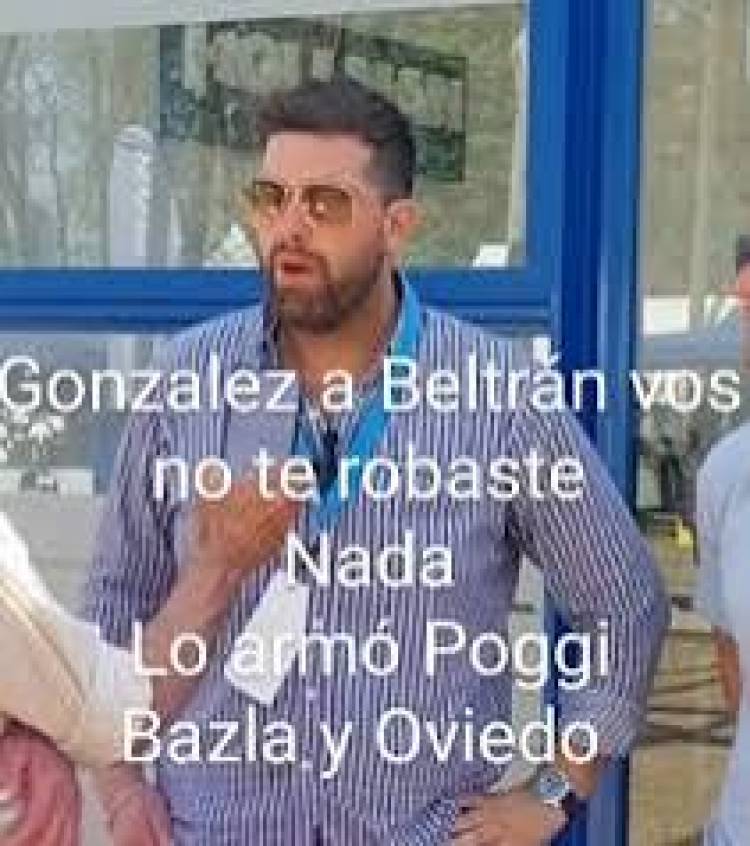 González: POGGI, Bazla y Oviedo me han destruido mi 