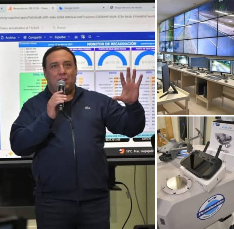 Koslay: Toti inauguró su centro de monitoreo de seguridad.Una cachetada cariñosa a Poggi y Sosa, que no fueron .Sería asumir su desastre en esa materia.Toti llevará su idea a la Legislatura 