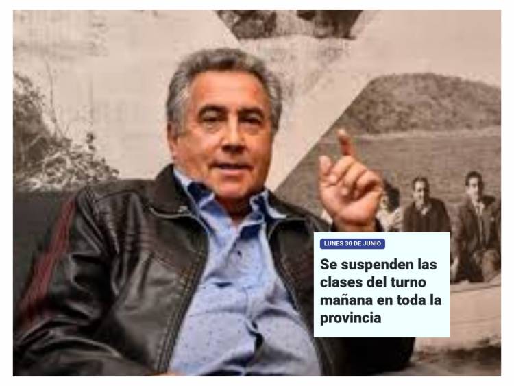 Sosa: que suspenda las clases San Luis, es él fracaso del Gobierno de no garantizar la calefacción.