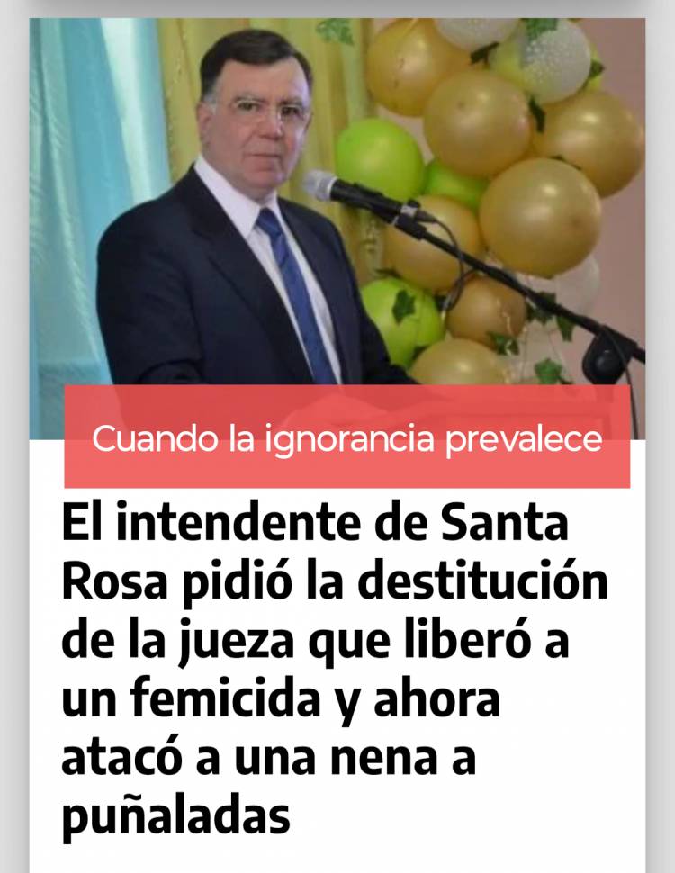 Santa Rosa:La Libertad Condicional depende de los funcionarios de Poggi . La ignorancia de Postiguillo supina . Les molesta que Nora Villegas haya sacado un amparo a favor de los Magistrados .Análisis .