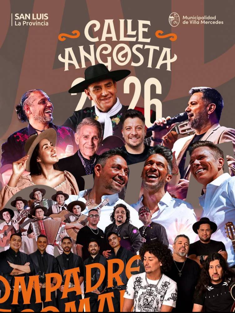 La Calle Angosta en su esplendor larga hoy . Es él mejor momento político de Frontera . Estará en simultáneo con Cosquín por la TV Nacional . Inédito reconocimiento.