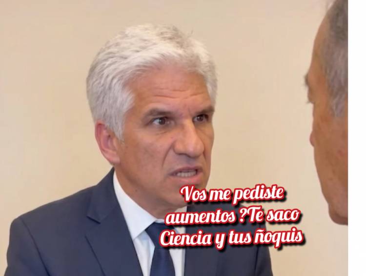 Primera podada política.Poggi desafió a Adolfo y le echó todos los funcionarios del Ministerio de Ciencia e Innovación.